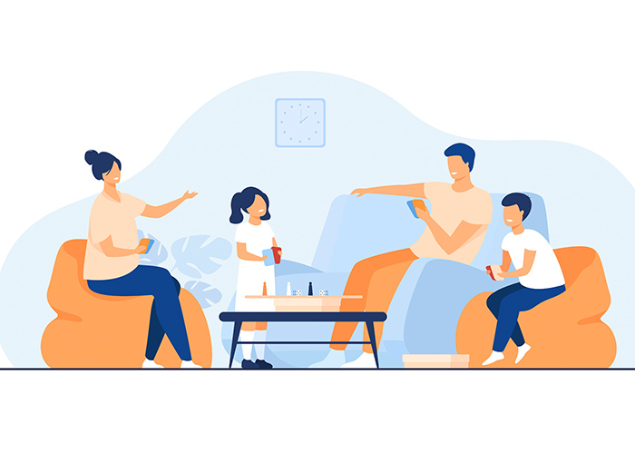 En casa-1